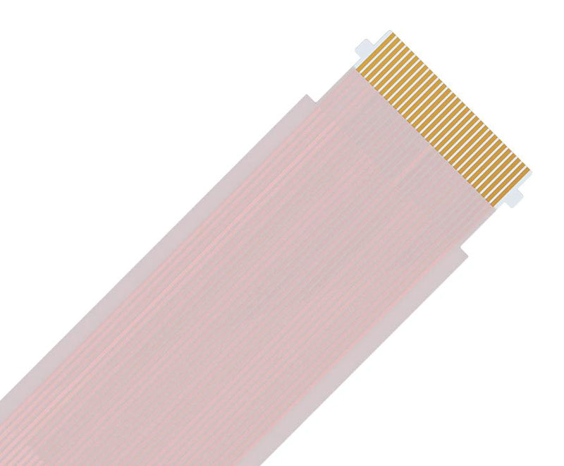 MOLEX 173520420 FFC / FPC Cable, 20 Core, 0.5 mm, Same Sided Contacts, 4 ", 102 mm, White