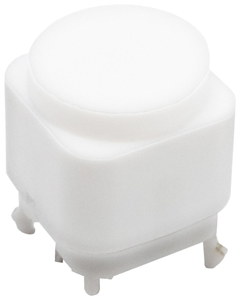 E-SWITCH PB350DTRW Industrial Pushbutton Switch, 20 mA 3.2 V LED, PB350 Series, SPDT, Momentary, Round, White