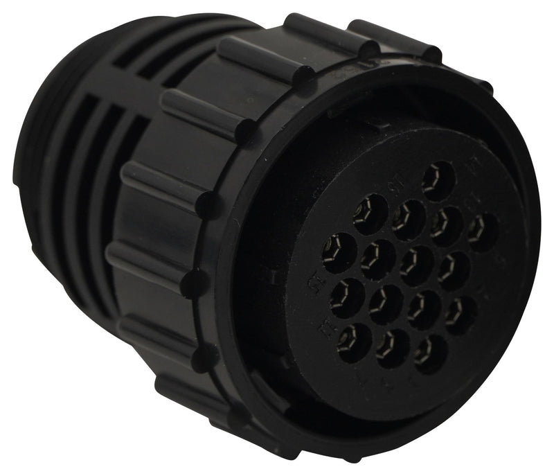AMPHENOL INDUSTRIAL APC06-22-41S CIR CONN, PLUG, 41POS, SZ 22, CRIMP