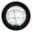 DWYER 2-5000-3KPA-NPT Differential Pressure Gauge, 3 kPa, &plusmn;5% Accuracy, 1/8" MNPT, -6.67 &deg;C to 48.9 &deg;C