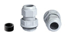 HYLEC K341-1025-00 Cable Gland, M25, 11 mm, 17 mm, Nylon 6 (Polyamide 6), Light Grey, IP68