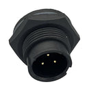 NORCOMP 870-03B-113R001. CIRCULAR CONNECTOR, PLUG, 3POS, PCB