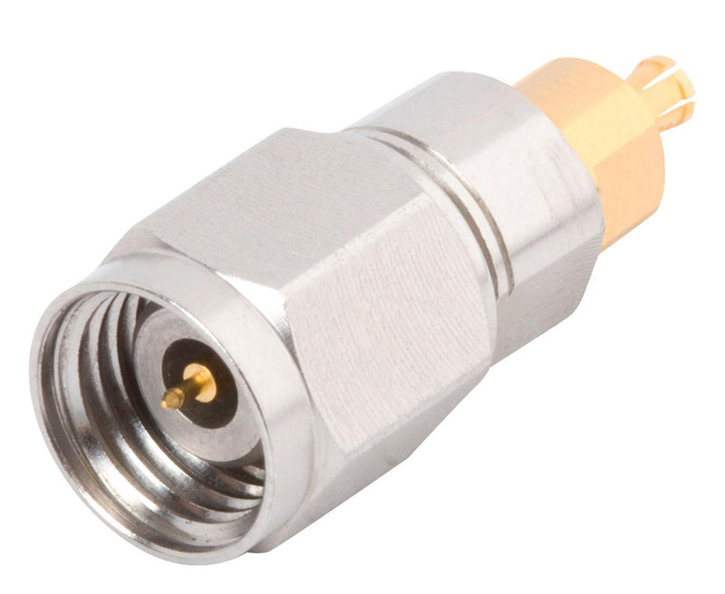 AMPHENOL SV MICROWAVE 1132-6142 RF / Coaxial Adapter, SMPM, Jack, 1.85mm Coaxial, Plug, Straight Adapter, 50 ohm