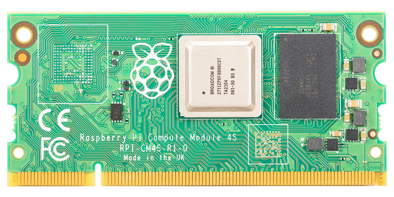RASPBERRY-PI CM4S02000 Raspberry Pi Compute Module 4 SODIMM, Broadcom BCM2711, 64-bit ARM Cortex-A72 v8, 1.5GHz, 2GB
