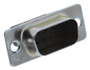 CINCH CONNECTIVITY SOLUTIONS DEUH-9P-FO D SUB HOUSING, PLUG, 9POS, DE, STEEL