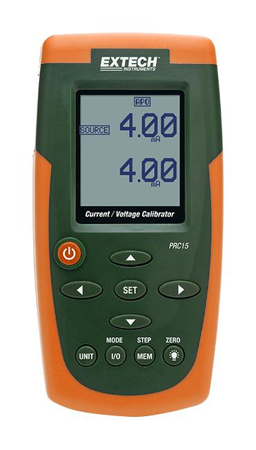 EXTECH INSTRUMENTS PRC15 Calibrator, Current, Voltage, 159 mm, 80 mm, 44 mm, 0.01% &plusmn; 1digit, 232 g