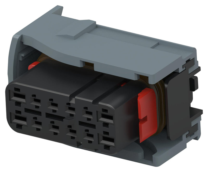 AMP - TE CONNECTIVITY 284848-3 Automotive Connector Housing, MCP, Receptacle, 12 Ways, AMP MCP Series Automotive Contacts