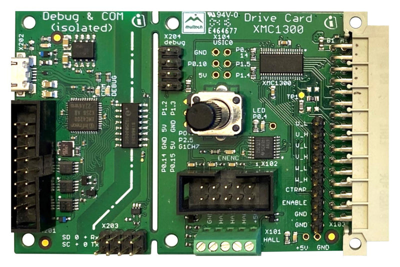 INFINEON KITXMC1300DCV1TOBO1 Motor Control Application Kit, XMC1300, 3 Phase Motor, Drive Card