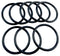 MULTICOMP PRO MP015122 O-Ring, NBR (Nitrile Butadiene Rubber), Black, 107.54 mm ID, 3.53 mm Dia Shaft