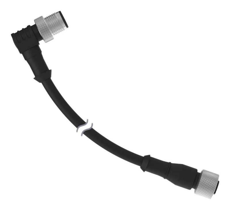 BANNER ENGINEERING BC-M12F4-M12M4A-22-5 SENSOR CORD, 4P M12 RCPT-PLUG, 16.4