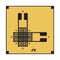 OMEGA SGD-2/350-XY41 Strain Gauge, 350 ohm, 1.1 mm, 2 mm, Solder Pads, 30000 &micro;m, 2-Element Corner Tee Stacked Rosette