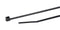 HELLERMANNTYTON 111-01950 Cable Tie, Nylon 6.6 HS (Polyamide 6.6 HS) (Heat Stabilised), Black, 100 mm, 2.5 mm, 22 mm, 80 N