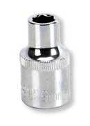 MULTICOMP PRO MP12-CRV09 Socket, Hex, 9mm, 1/2" Drive Size, Chrome Vanadium, DIN3120