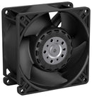 EBM-PAPST 8315100325 DC Axial Fan, 48 V, Square, 80 mm, 38.15 mm, Ball Bearing, 80 CFM