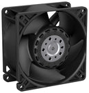 EBM-PAPST 8315100323 DC Axial Fan, 12 V, Square, 80 mm, 38.15 mm, Ball Bearing, 80 CFM