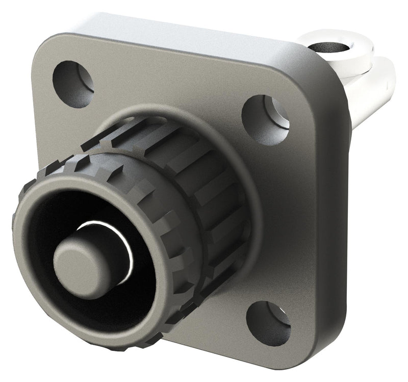 MULTICOMP PRO MP013672 High Power Connector, IP67, 5.7mm, Receptacle, 1.5 kVDC, 120 A, Panel Mount, Busbar Nut