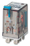 FINDER 56.32.9.024.0000T General Purpose Relay, 56 Series, Power, DPDT, 24 VDC, 12 A