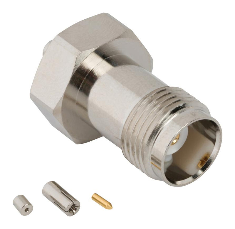 AMPHENOL RF 031-6968. RF COAX CONN, TNC, JACK, 50 OHM