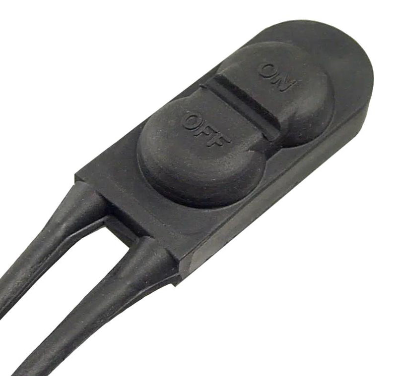 VARIOHM GROUP K1005-512 Rocker Switch, Maintained, SPST, Non Illuminated, Free Hanging, Black, K1 Series