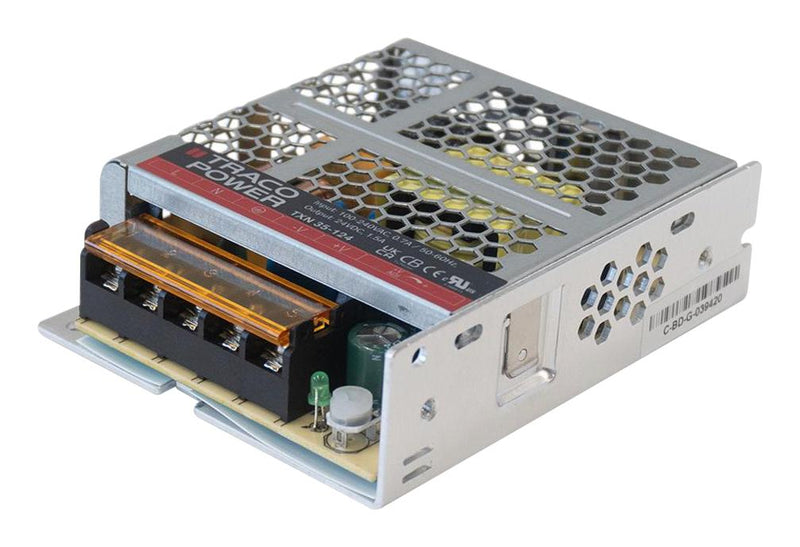 TRACO POWER TXN 35-124 AC/DC Enclosed Power Supply (PSU), ITE & Industrial, 1 Outputs, 35 W, 24 VDC, 1.5 A