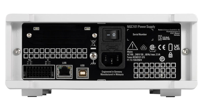 ROHDE & SCHWARZ NGC101 Bench Power Supply, Programmable, 1 Output, 0 V, 32 V, 0 A, 10 A