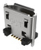 GCT USB3140-30-0070-1-C USB Connector, Micro USB Type B, USB 2.0, Receptacle, 5 Ways, Surface Mount, Through Hole Mount