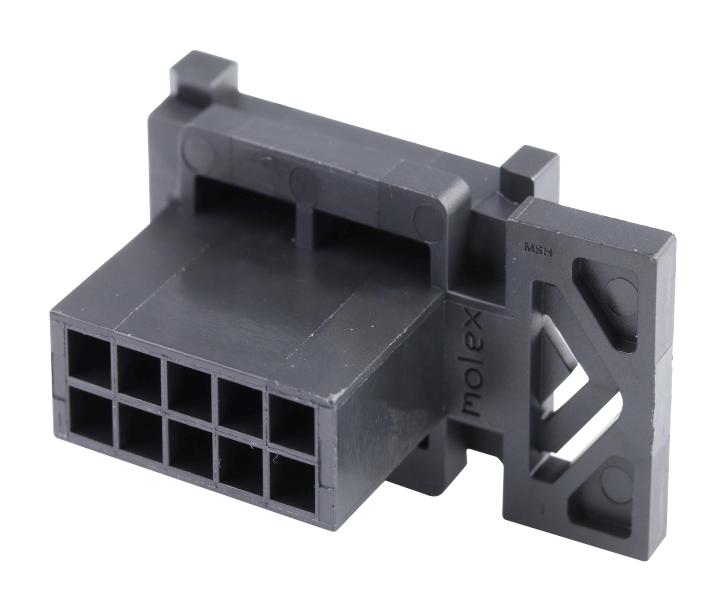 MOLEX 44300-1000 Connector Housing, Micro-Fit BMI 44300 Series, Plug, 10 Ways, 3 mm