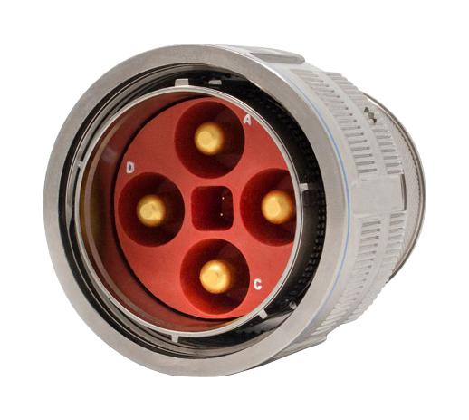 AMPHENOL AEROSPACE HV06RF13-54P MIL SPEC CIR CONN, PLUG, 4P, 13-54/CRIMP