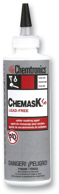 CHEMTRONICS CLF8E Solder Mask, Lead-Free, Bottle, 250ml GTIN UPC EAN: 0032599097611