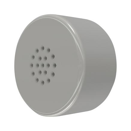 PUI AUDIO AOM-5024L-HD-R Microphone, Omnidirectional, 20 Hz to 20 kHz, 1 VDC to 10 VDC, 2.2 kohm, -24 dB, 500 &micro;A