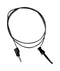 MUELLER ELECTRIC BU-P3782-48-2 Grabber to Banana Plug Test Lead, 20 AWG, Plunger Clip, 4mm Stackable Banana Plug, 4 ft, 1.22 m