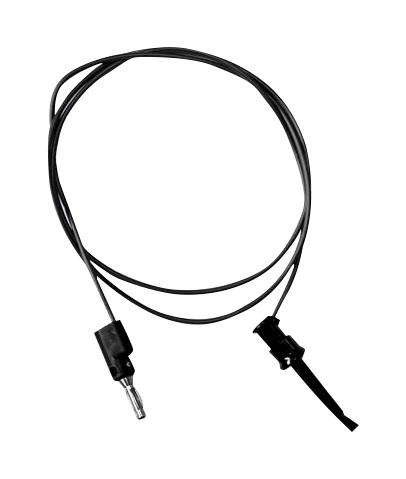 MUELLER ELECTRIC BU-P3782-48-2 Grabber to Banana Plug Test Lead, 20 AWG, Plunger Clip, 4mm Stackable Banana Plug, 4 ft, 1.22 m