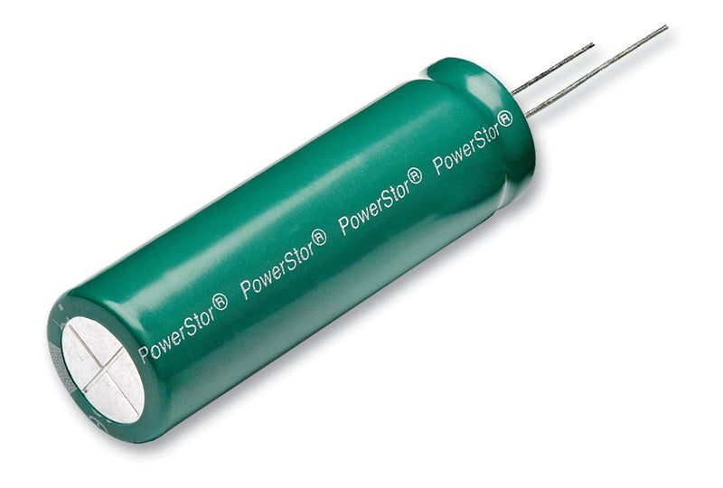 EATON ELECTRONICS HV1860-2R7107-R Supercapacitor, 100 F, 2.7 V, Radial Leaded, -10%, +30%, 7.5 mm, 1000 hours @ 65&deg;C