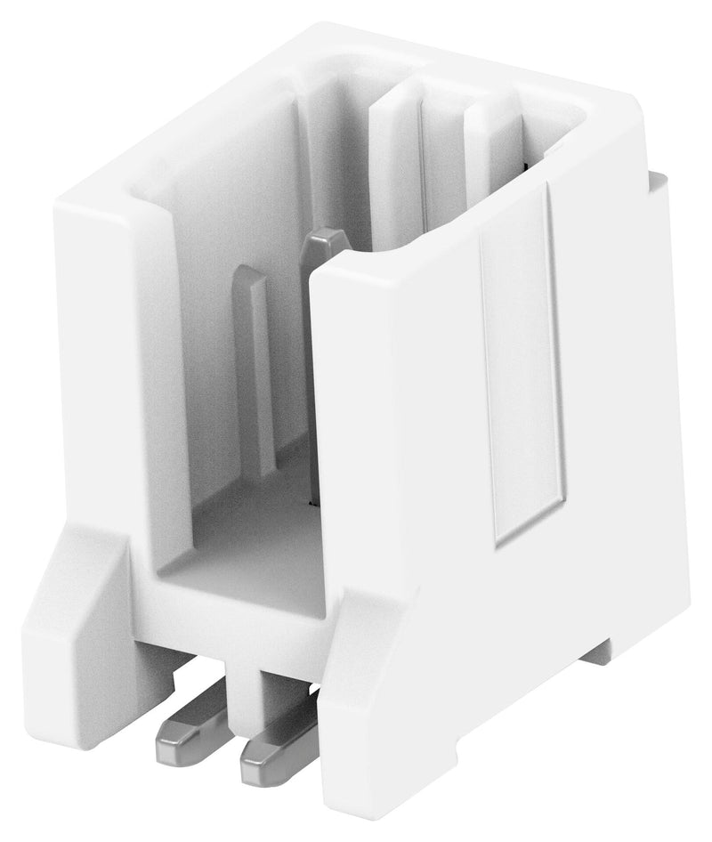 TE CONNECTIVITY 2355091-2 Pin Header, Wire-to-Board, 1.2 mm, 1 Rows, 2 Contacts, Surface Mount Straight, Micro CT Series