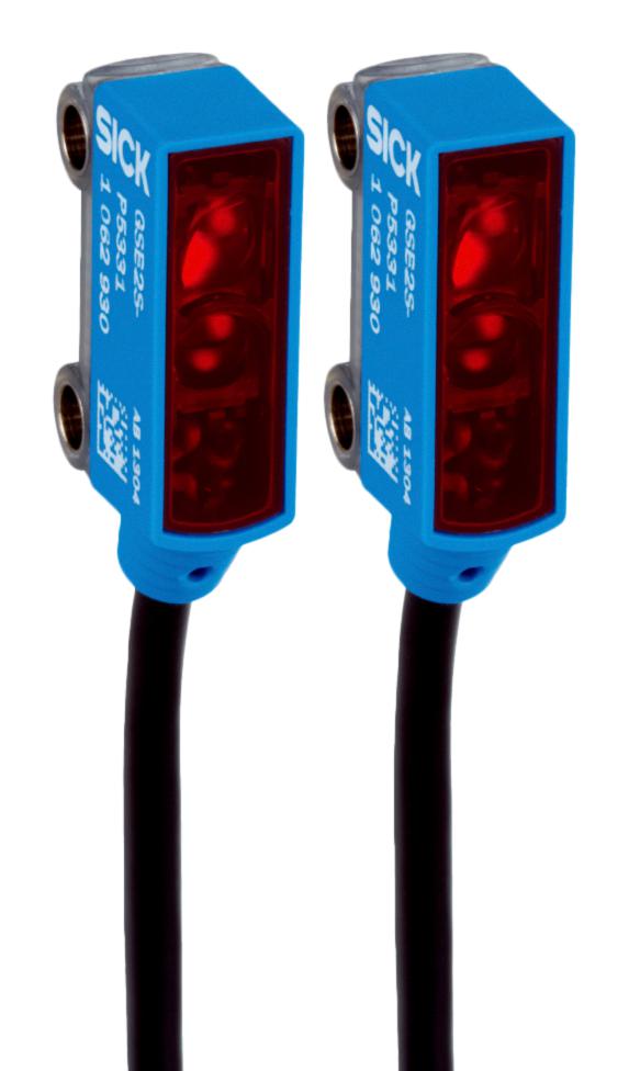 SICK GSE2S-E1311 Photo Sensor, 2 m, NPN, Through Beam, 10 to 30 VDC, Cable, G2 Series
