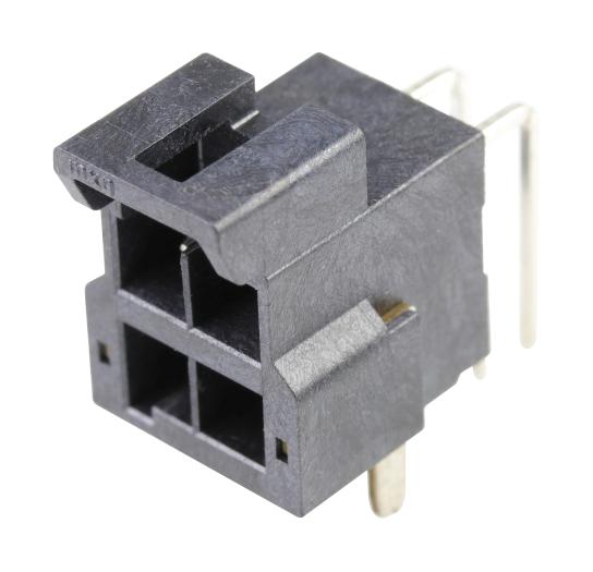 MOLEX 172316-3104 ULTRAFIT HDR RT 2R BLK 04 CKT TIN