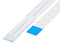 GCT 05-13-A-0050-A-4-06-4-T FFC / FPC Cable, 13 Core, 0.5 mm, Same Sided Contacts, 1.97 ", 50 mm, White