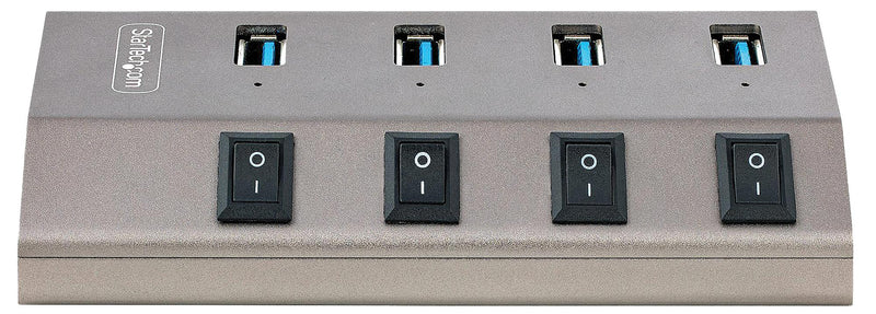Startech 5G4AIBS-USB-HUB-EU 5G4AIBS-USB-HUB-EU Hub 4 Ports USB 3.0 5 Gbps Bus Powered With Optional Adaptor