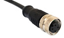 BULGIN LIMITED PXPPVC12FBF12ACL010PVC Sensor Cable, M12 Receptacle, Free End, 12 Positions, 1 m, 3.28 ft, Buccaneer M12