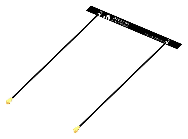 ABRACON AFB7006A2-0200I RF Antenna, 5.925 to 7.125GHz, WiFi 6E / WLAN / Bluetooth / ZigBee, 3.8dBi, 50 ohm, 2.5 VSWR, Linear
