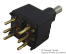 APEM TL49P005000 Toggle Switch, On-Off-On, DPDT, Non Illuminated, TL Series, Through Hole