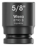 WERA 05005520001 Socket, Hexagonal, Impaktor, 3/8" Drive, 5/8" AF, 30mm L