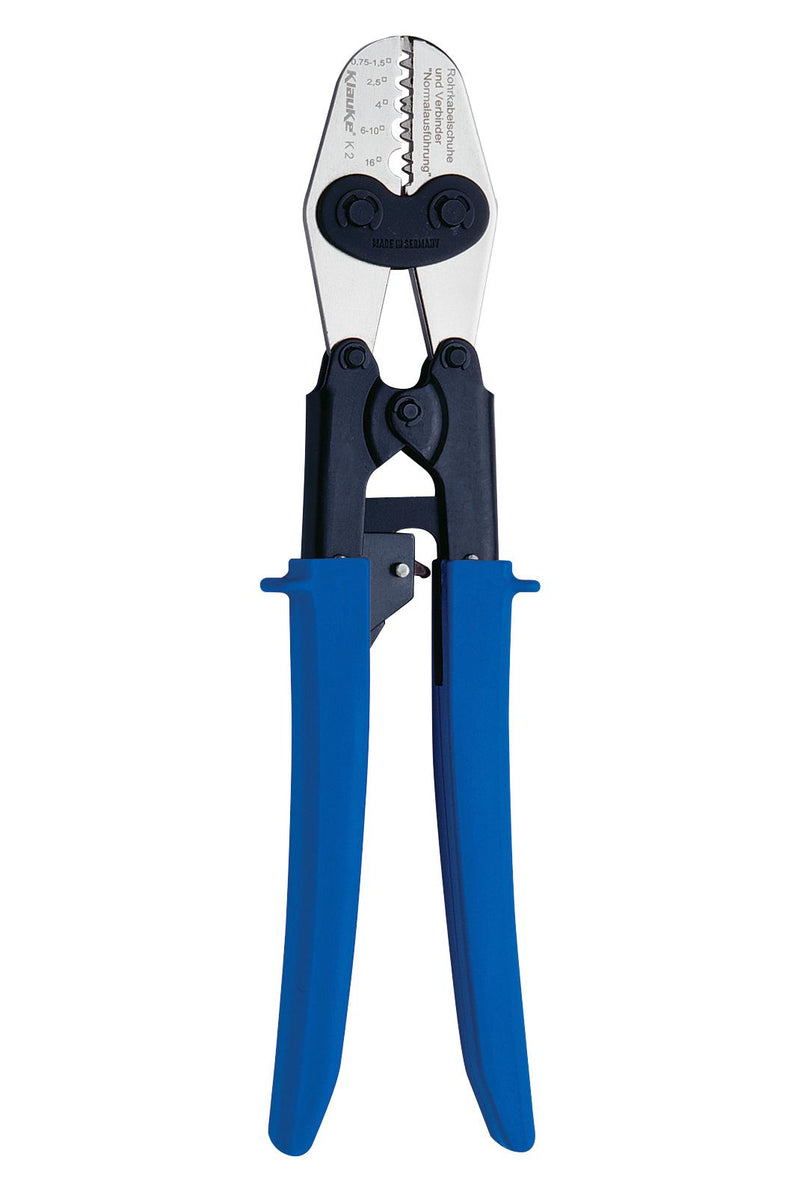 GUSTAV KLAUKE K2 Crimp Tool, Hand, Tubular Cable Lugs & Connectors