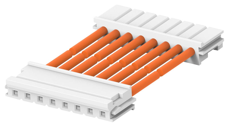 TE CONNECTIVITY 2405419-1 Cable Assembly, CN1 Connector to CN2 Connector, 8 Ways, 2.5 mm, 1 Row, 300 mm, 11.8 "