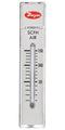 DWYER RMA-151 Air Flowmeter, 5 to 50 cc/min, 100 psi, 4 % Accuracy, 1/8" FNPT, RATE-MASTER RMA Series