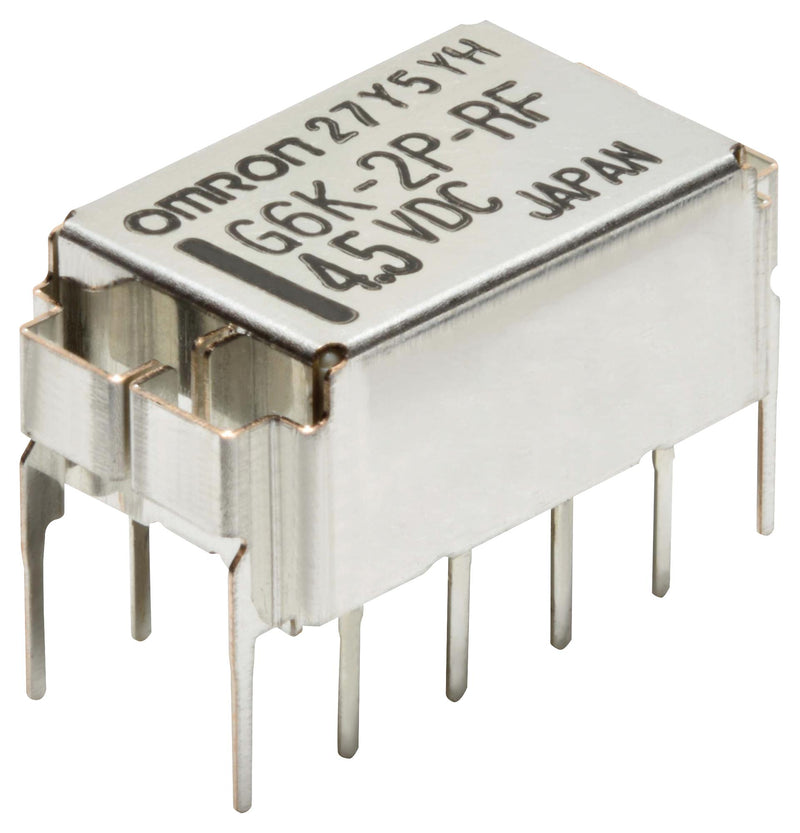Omron Electronic Components G6K-2P-RF DC5 G6K-2P-RF DC5 Signal Relay 5 VDC Dpdt 1 A G6K-RF Through Hole Non Latching