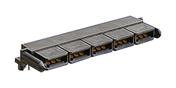 MOLEX 45984-4924 Rectangular Power Connector, 4 Contacts, LPH 45984 Series, PCB Mount, Through Hole Right Angle