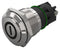 EAO 82-5162.2000.B001 Vandal Resistant Switch, On/Off, 82 Series, 19 mm, SPDT, Maintained, Round Raised Flat Flush