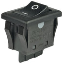 NKK SWITCHES JWMW11RA1A SWITCH, ROCKER, SPST, 10A, 250VAC, BLACK
