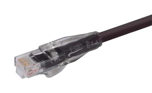 L-COM TRD815BLK-3 Ethernet Cable, Cat5e, RJ45 Plug to RJ45 Plug, UTP (Unshielded Twisted Pair), Black, 914.4 mm